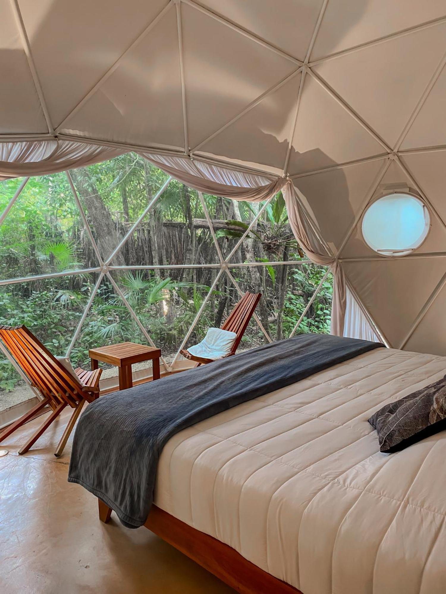 Apartament Ku Kuk Glamping Chemuyil Zewnętrze zdjęcie
