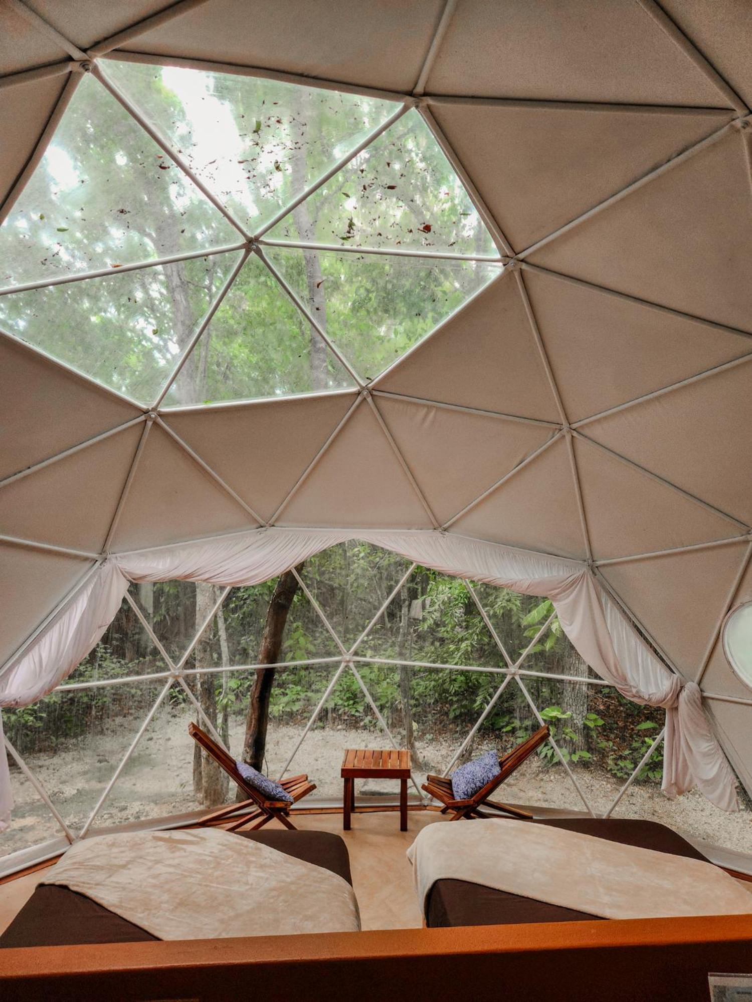 Apartament Ku Kuk Glamping Chemuyil Zewnętrze zdjęcie