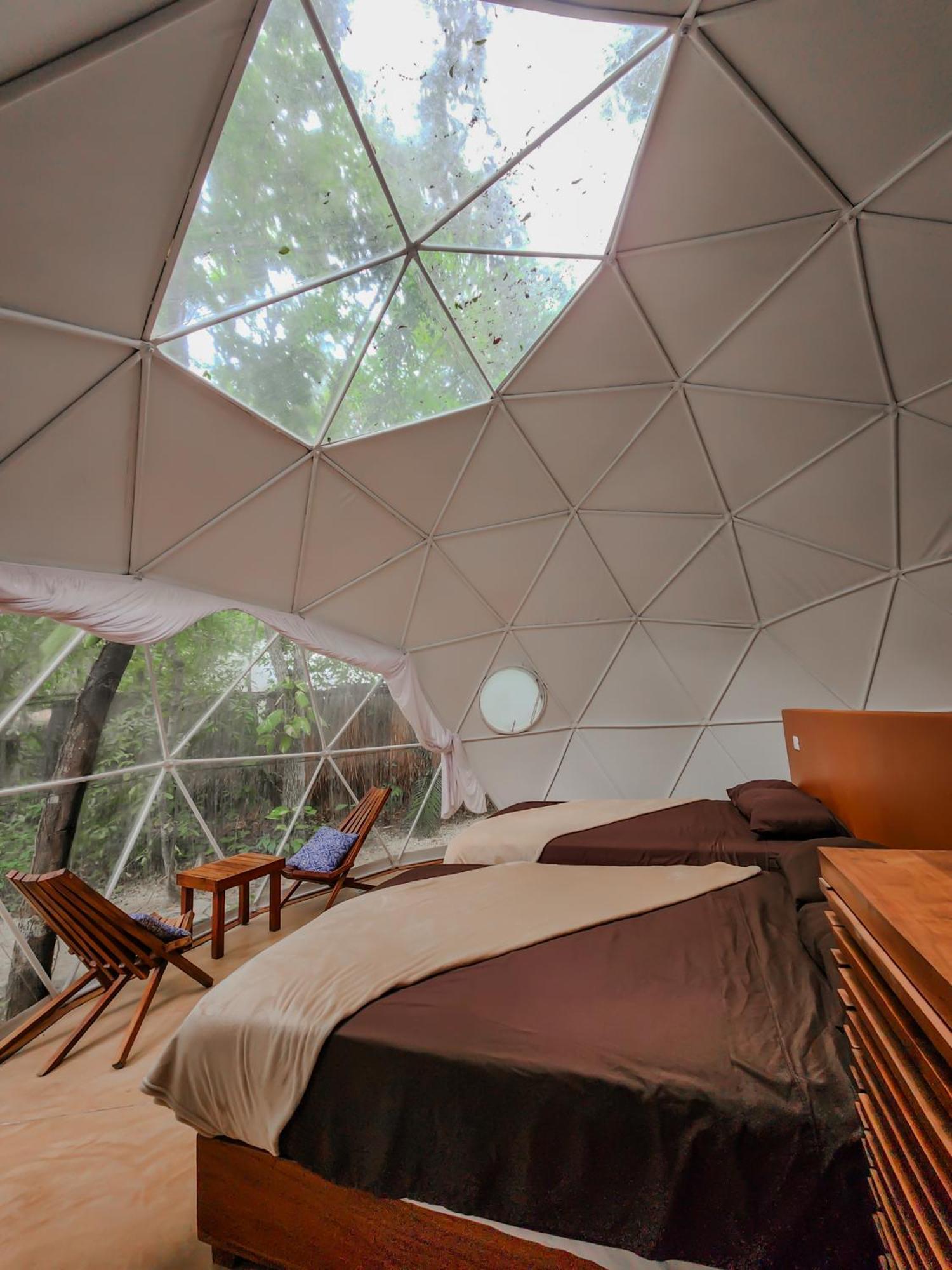 Apartament Ku Kuk Glamping Chemuyil Zewnętrze zdjęcie