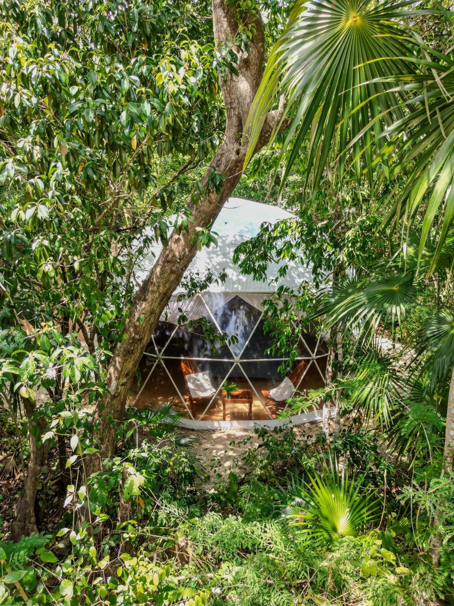 Apartament Ku Kuk Glamping Chemuyil Zewnętrze zdjęcie